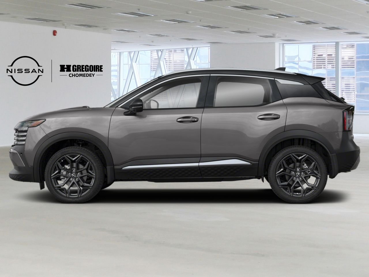 2026 Nissan Kicks Aspen White TriCoat/Super Black Laval - photo #1