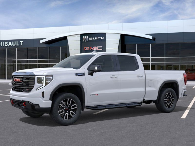 GMC Sierra 1500 AT4 cabine multiplace 4RM 157 po 2026 Blanc Sherbrooke - photo #1