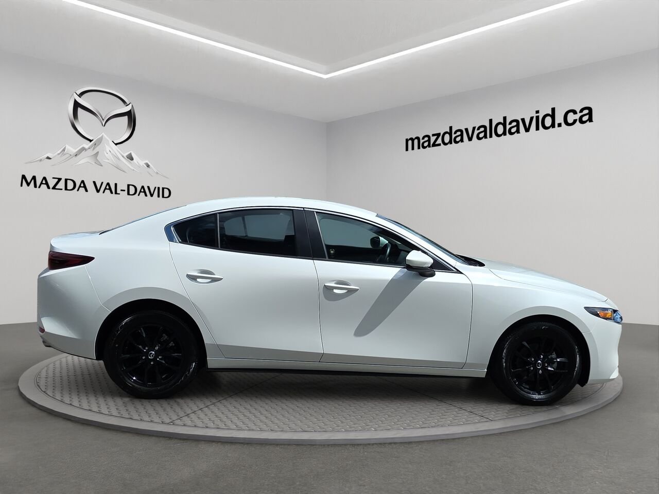 2025 Mazda Mazda3 GX TA BA, commande audio au volant, détecteur d'angles morts, cruise control White Val-David - photo #3
