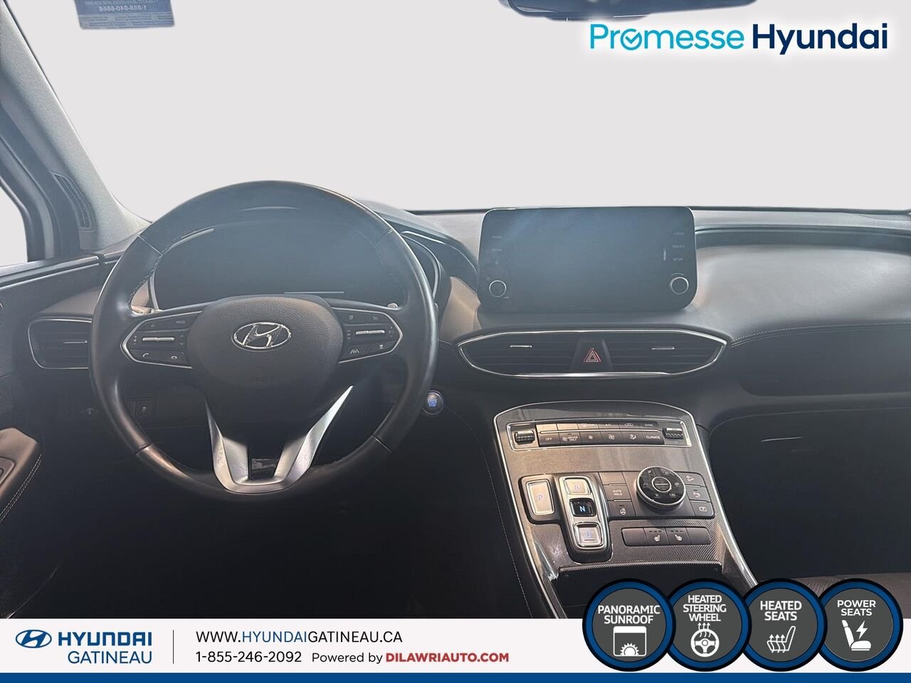 2022 Hyundai Santa Fe Hybrid White Gatineau - photo #7