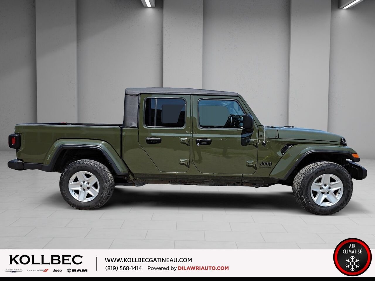 2022 JEEP GLADIATOR Sport S 4x4 Green Ottawa & Gatineau - photo #13
