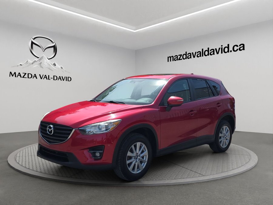 2016 Mazda CX-5 AWD 4dr Auto GS, Toit ouvrant, Commande audio au volant, Sièges chauffant Red