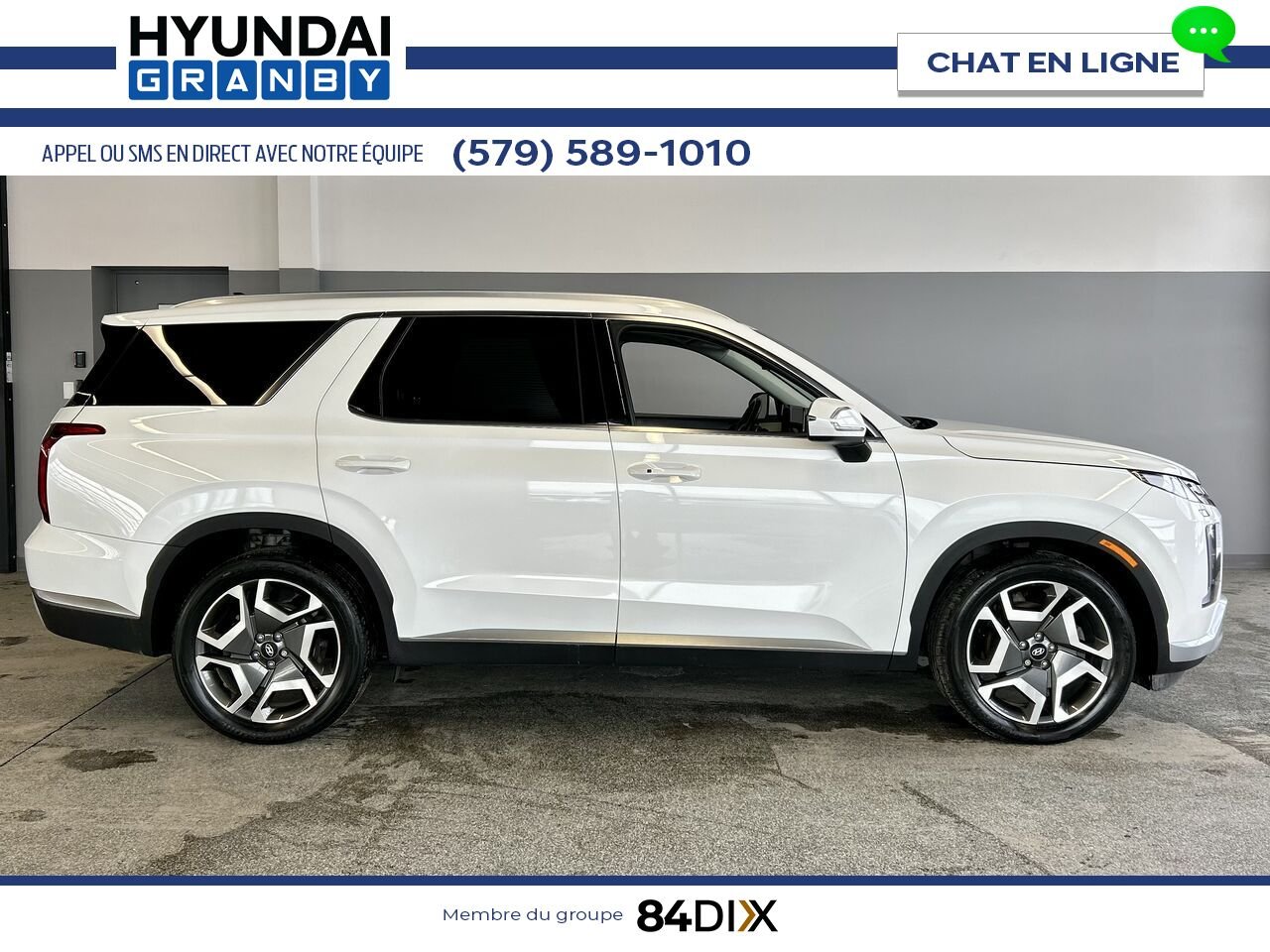 2023 Hyundai Palisade White Granby - photo #7