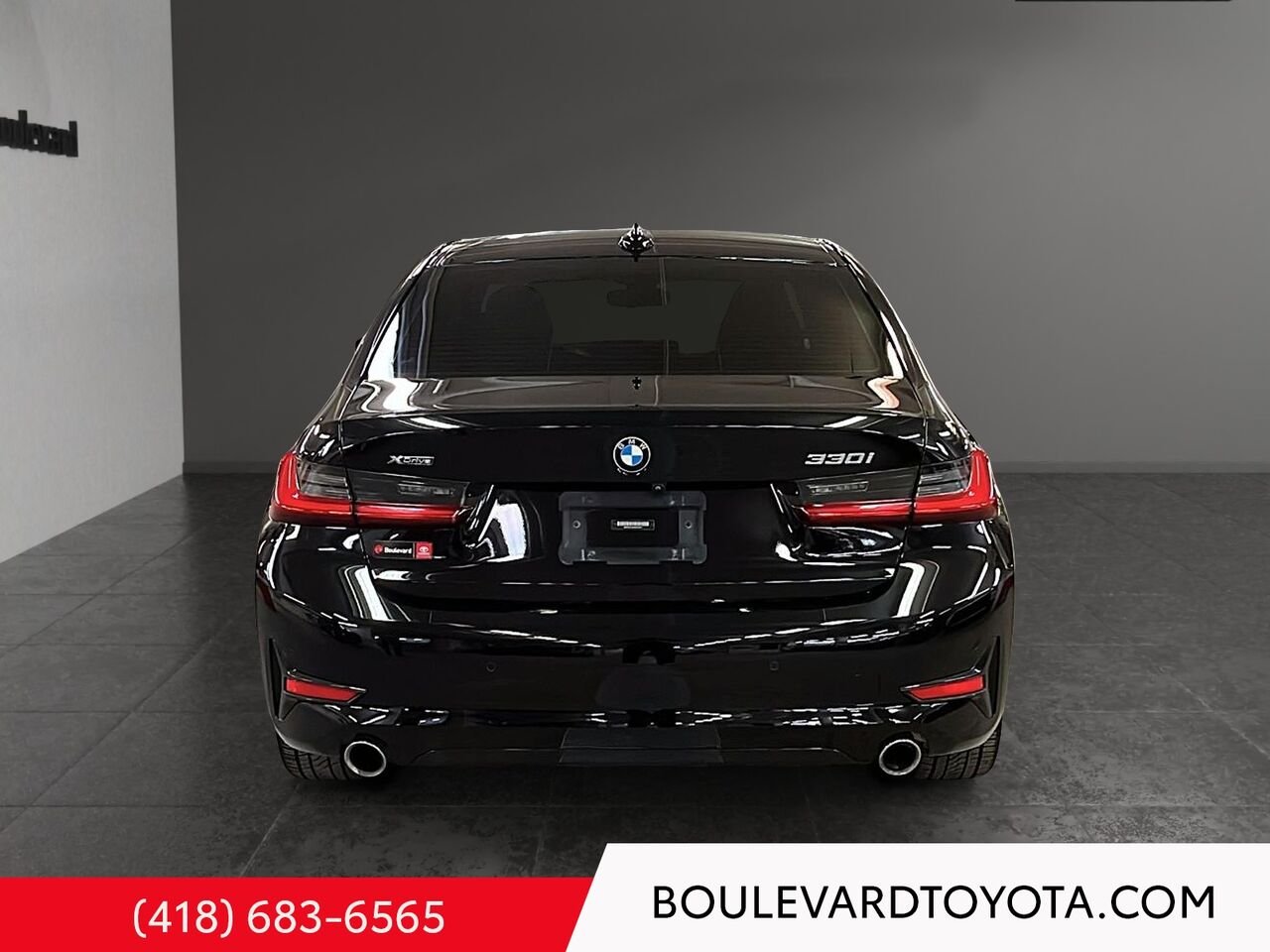 2021 BMW Série 3 99651A-070 | 330i XDRIVE BERLINE, AWD Black Québec - photo #4