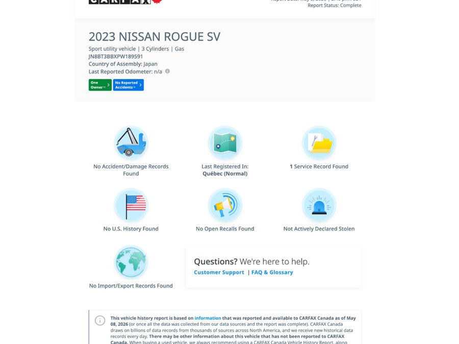 Nissan Rogue 2023 2023 Noir