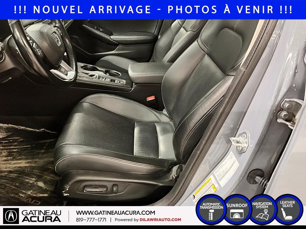 Honda Civic Touring 2022 Gris Ottawa & Gatineau - photo #8