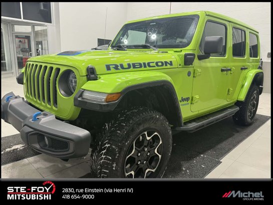 Jeep Wrangler 4xe Unlimited Rubicon 4x4 Hybride Branchable 2021 Vert
