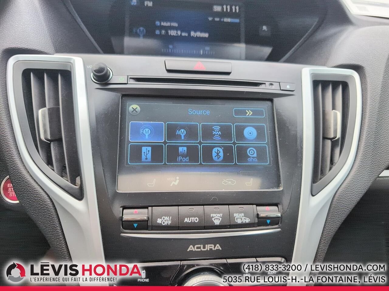 Acura TLX SH-AWD V6 berline 4 portes SH-AWD 2017 Argent Lévis - photo #21