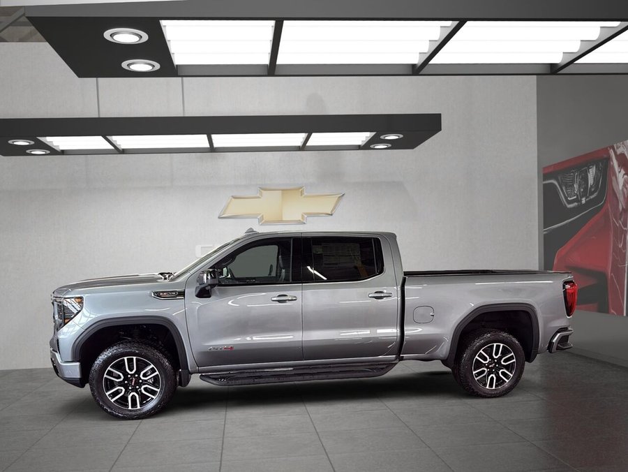 GMC Sierra 1500 AT4 cabine multiplace 4RM 157 po 2026 Argent métallisé