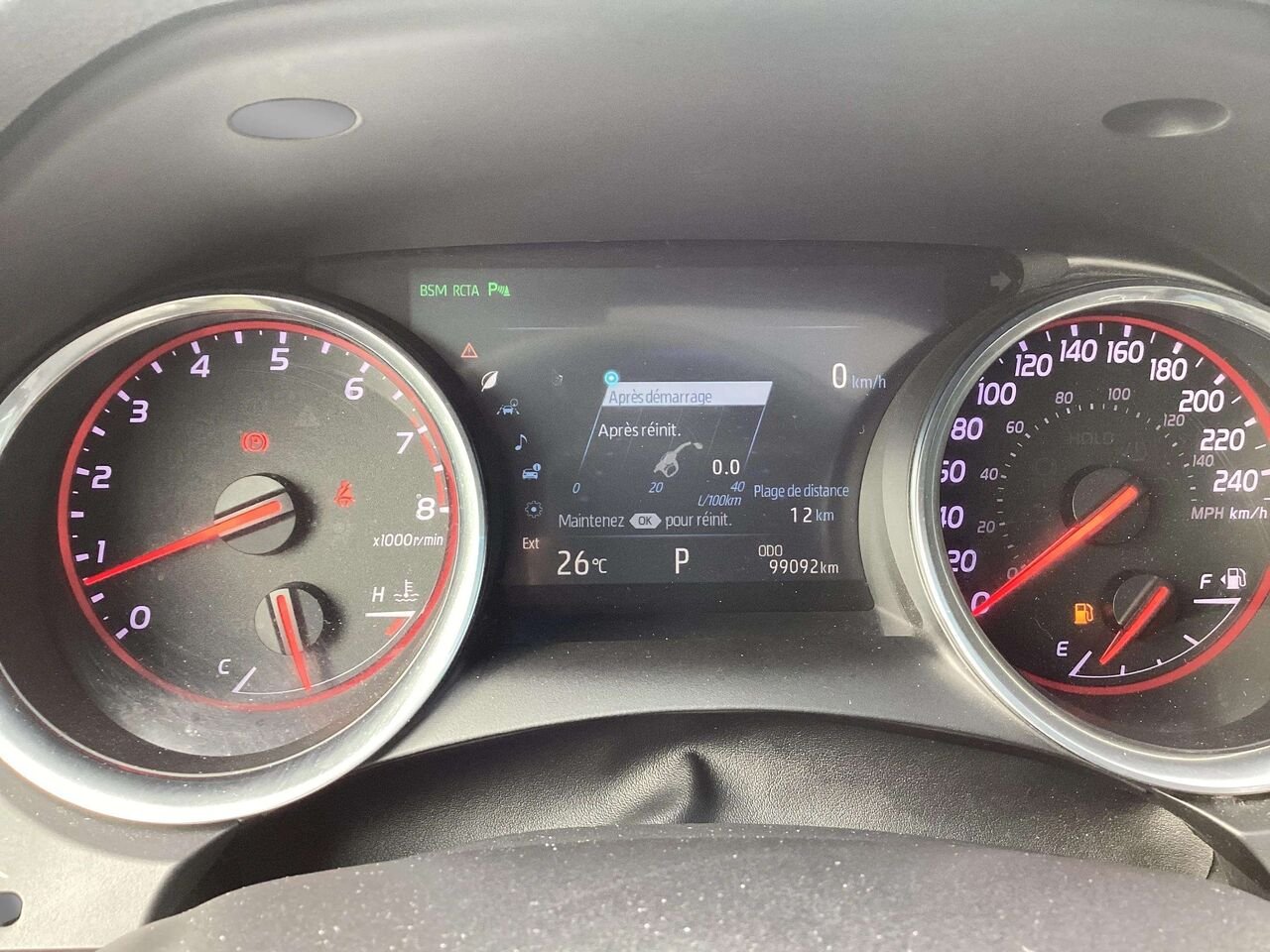 TOYOTA CAMRY XSE V6 2018 Gris aurore mica Gatineau - photo #10
