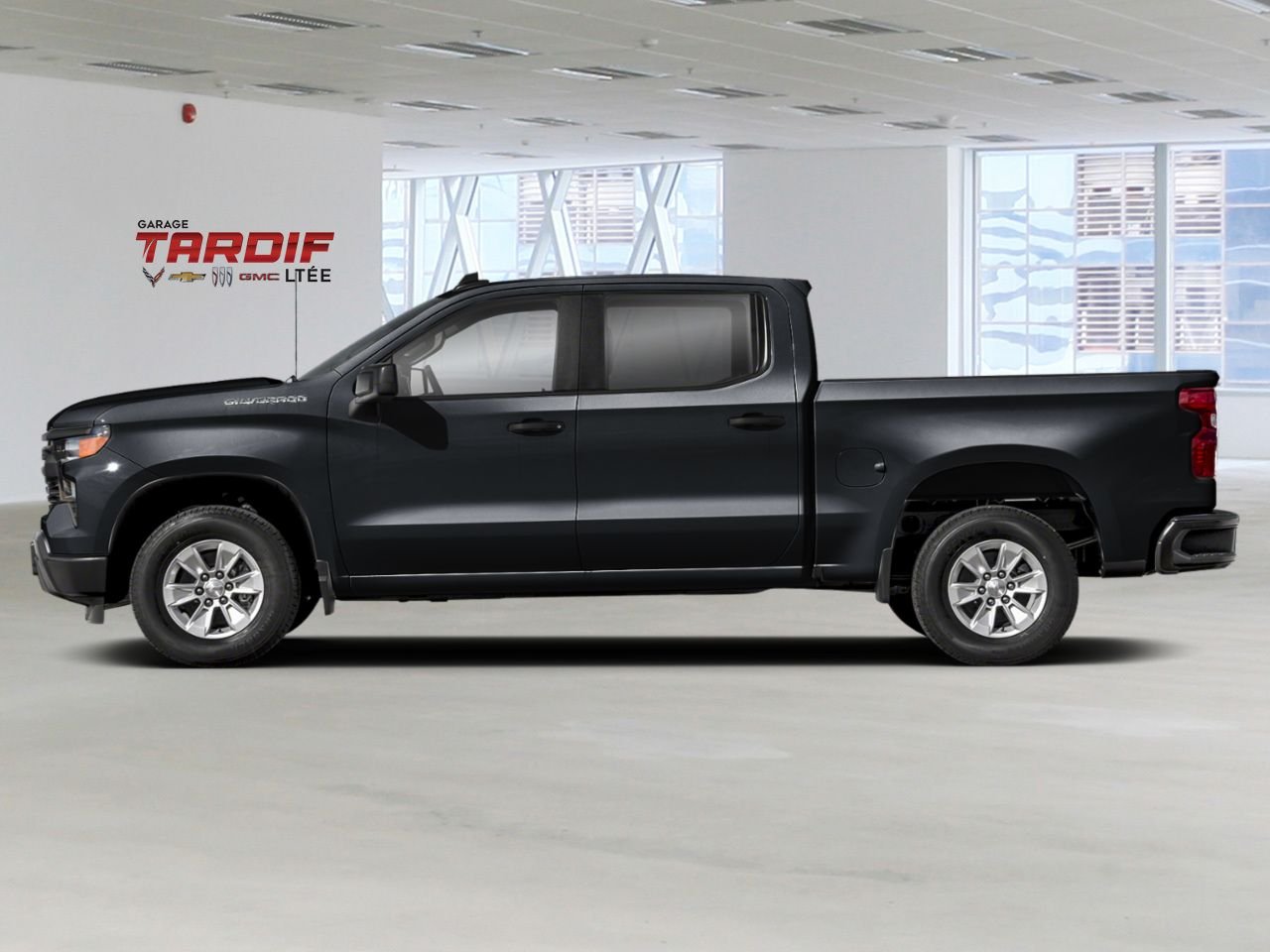 2026 CHEVROLET Silverado 1500 Custom cabine multiplace 4RM 147 po Black Amos - photo #1