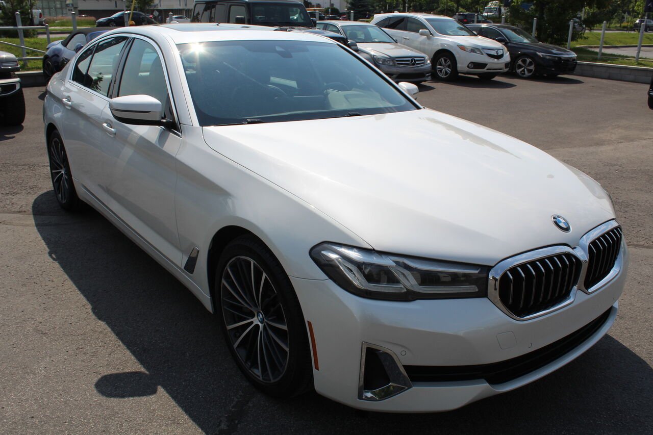 BMW 5 Series VIN: WBA13BJ06MCG37906 2021 Blanc Sainte-Rose - photo #4