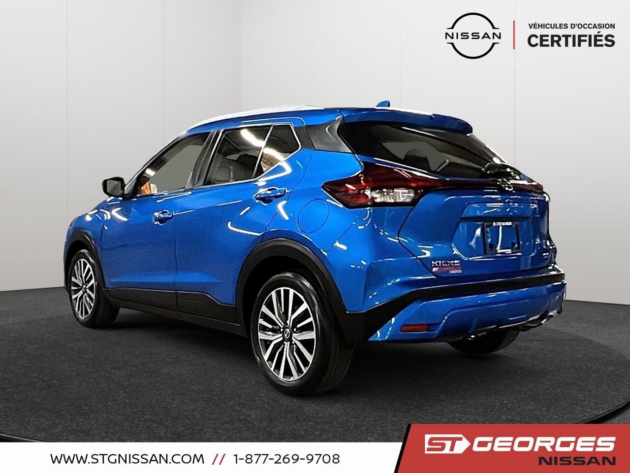2021 Nissan Kicks Blue Saint-Georges - photo #3