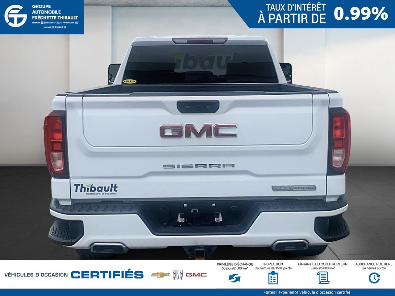 2024 GMC SIERRA Elevation cabine multiplace 4RM 157 po White Montmagny - photo #2