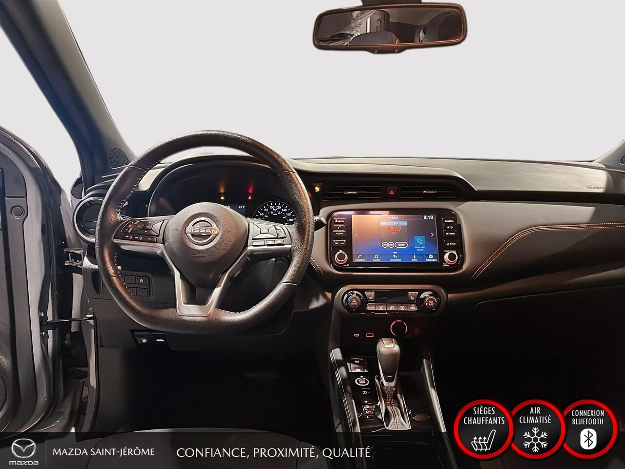 2023 Nissan Kicks SR | BOSE | CUIR | MAGS NOIR | Grey Saint-Jérôme - photo #21