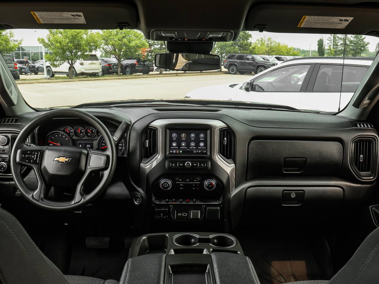 2023 Chevrolet Silverado 1500 4WD Crew Cab 147 Custom Black Sherwood Park - photo #16