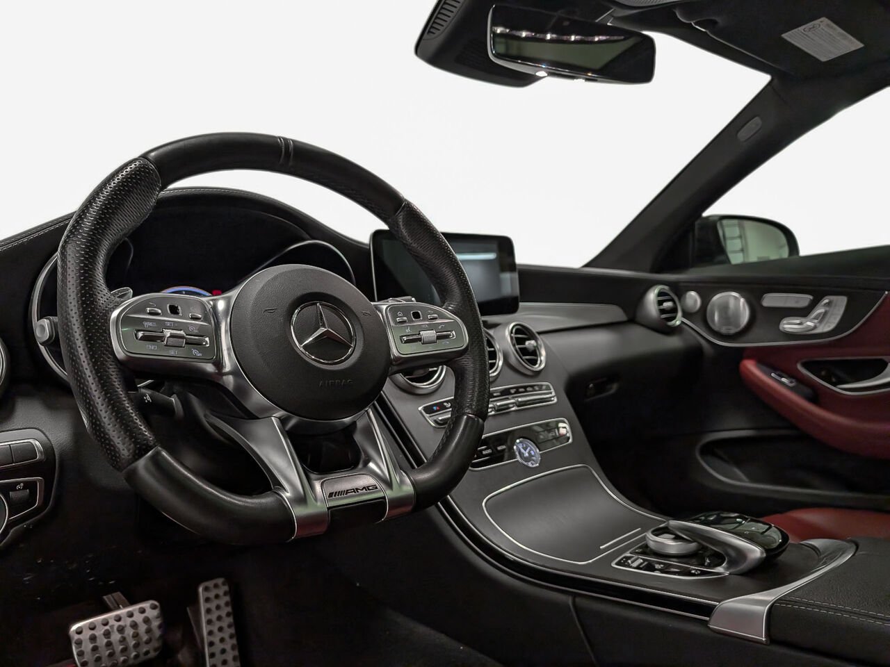 MERCEDES C 43 AMG Coupe Toit Pano Bas Km AWD 2022 Noir Sherbrooke - photo #5