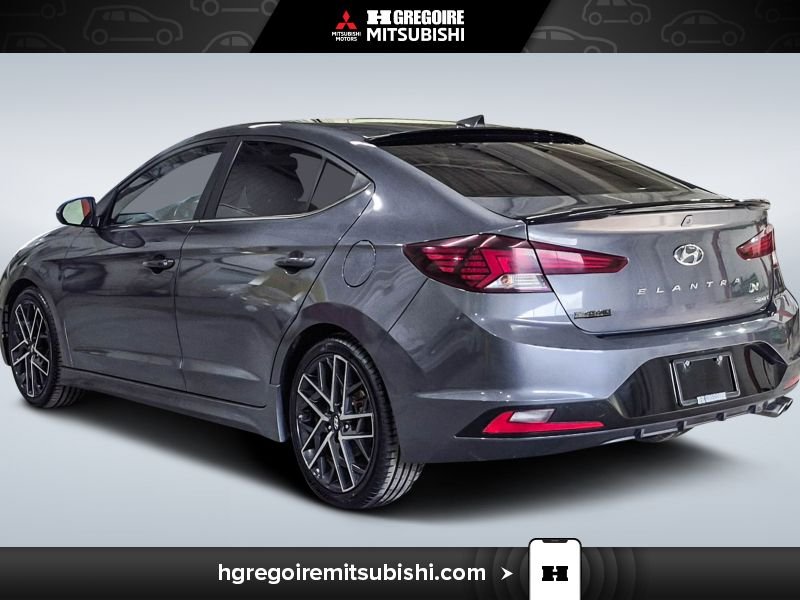 Hyundai Elantra MA4420 | Sport * Manuel * Mags * Caméra * Toit * Carplay 2019 Gris Laval - photo #5
