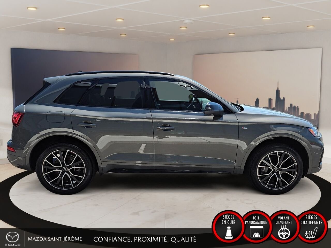2023 Audi Q5 Progressiv 45 TFSI quattro Grey Saint-Jérôme - photo #4