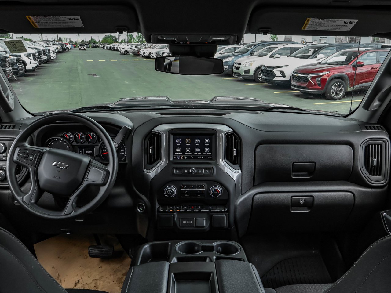 2024 Chevrolet Silverado 1500 4WD Crew Cab 147 Custom Trail Boss Black Sherwood Park - photo #16