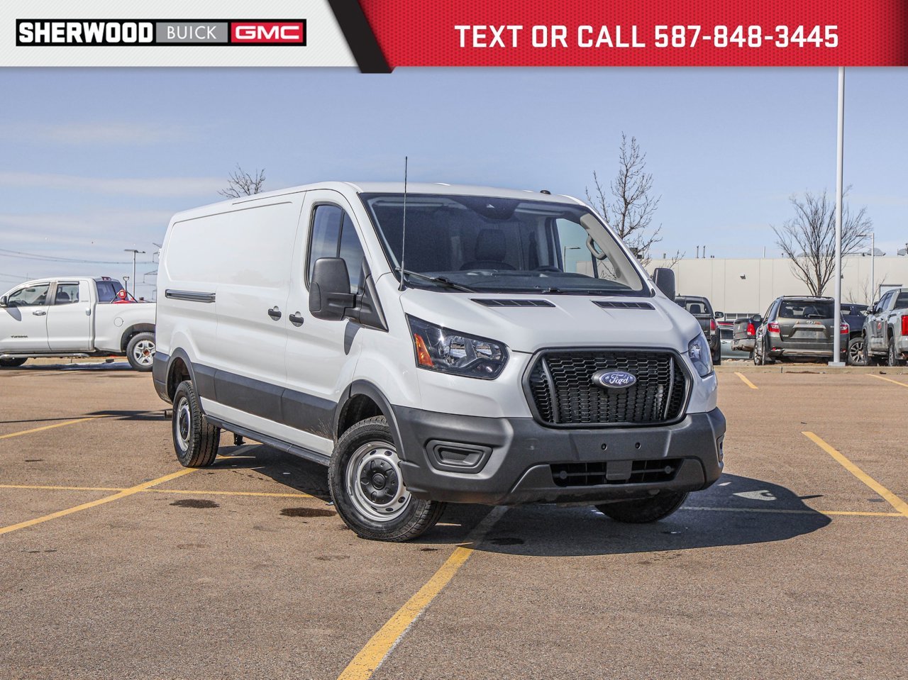 2025 Ford Transit Cargo Van T-250 148 Low Rf 9070 GVWR RWD White Sherwood Park - photo #0