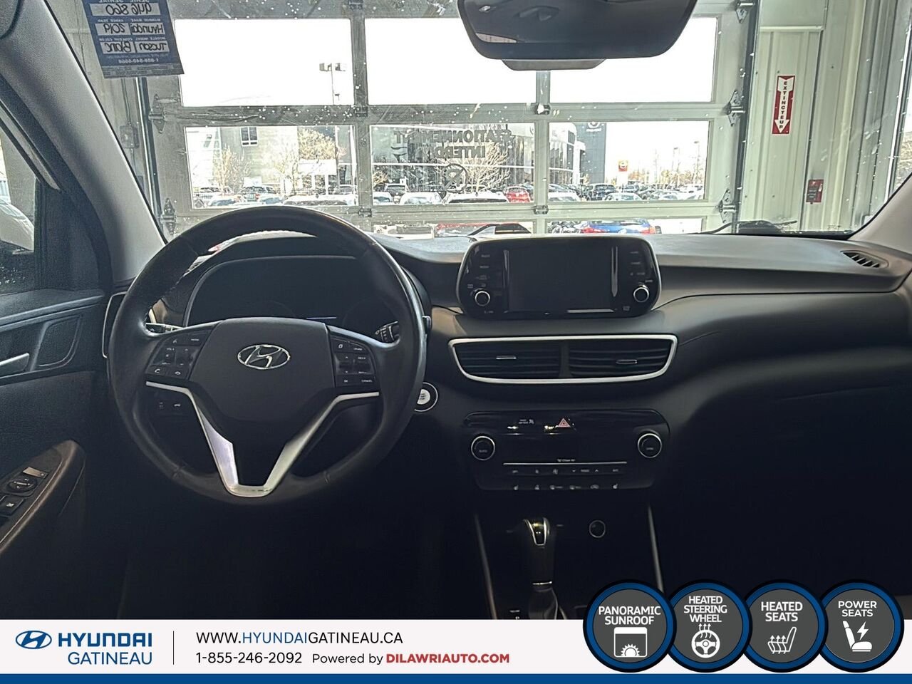 Hyundai Tucson Luxe TI *** air climatiser ,toit ouvrant , cuir *** 2019 Blanc Ottawa & Gatineau - photo #7