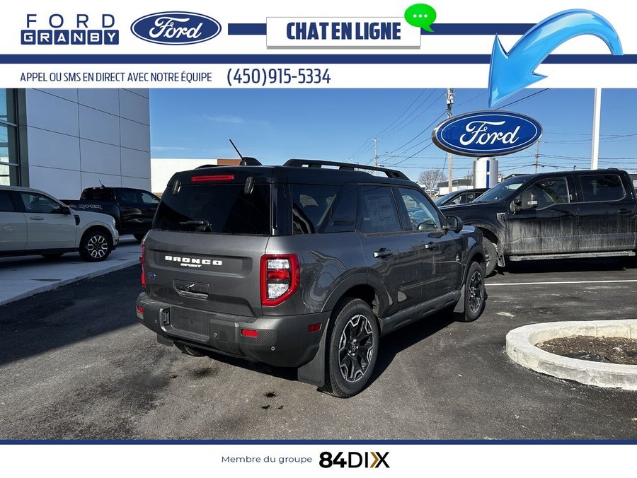 2025 Ford Bronco Sport Azure Grey Metallic Tri-Coat