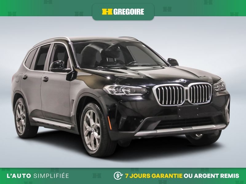 BMW X3 2022 Noir Blainville - photo #0