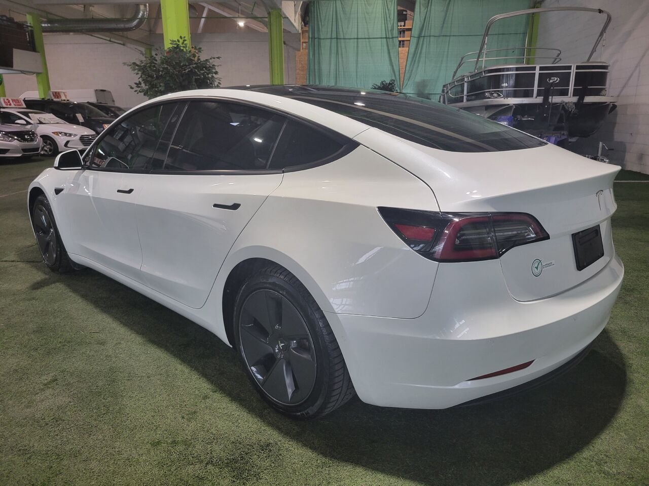 Tesla Model 3 2021 Blanc Longueuil, - photo #3