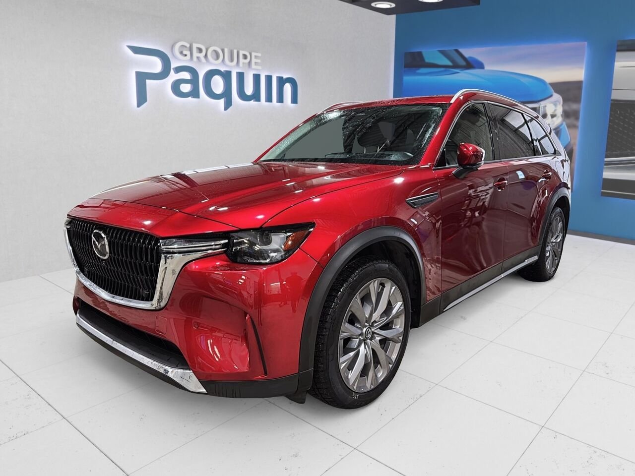 2024 Mazda CX-90 hybride léger Red Rouyn-Noranda - photo #0