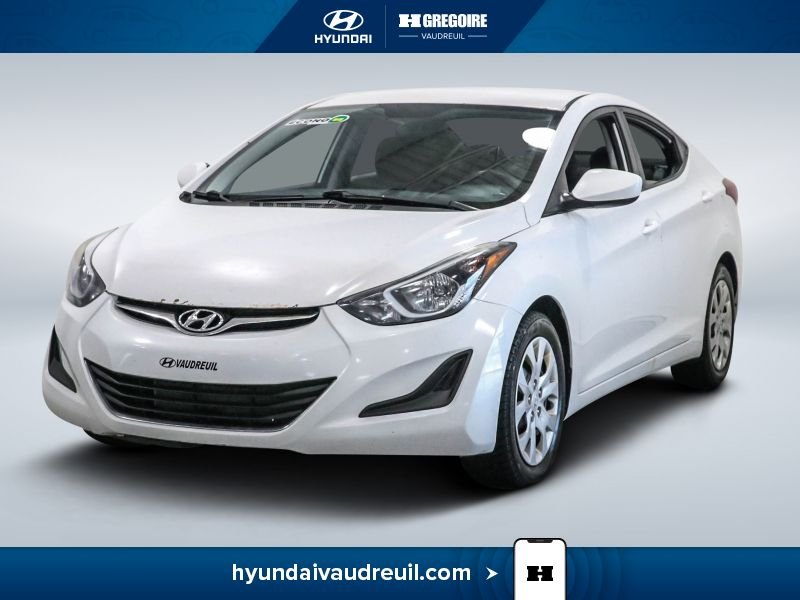 2016 Hyundai Elantra White Saint-Eustache - photo #4