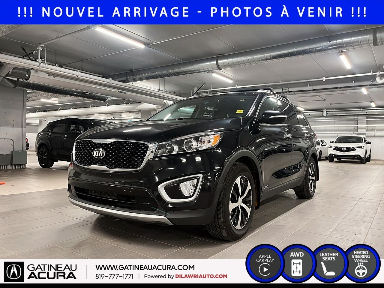 Kia Sorento EX Turbo AWD 2018 Noir Ottawa & Gatineau - photo #0