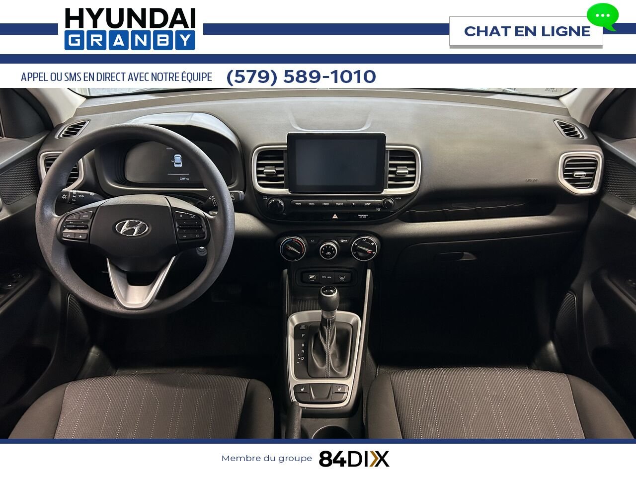 Hyundai Venue 2024 Noir Granby - photo #12