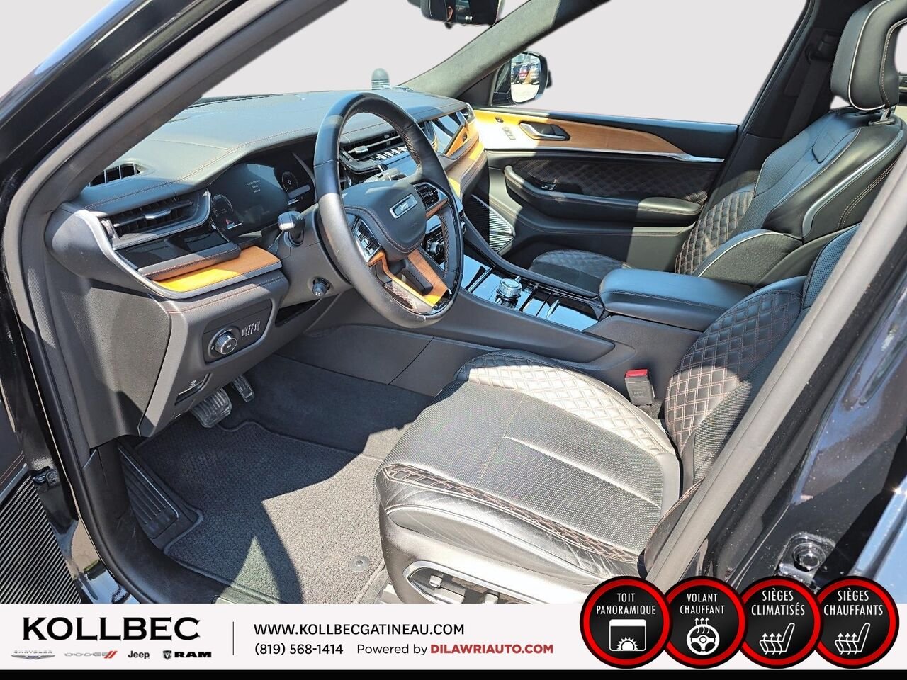 2023 JEEP GRAND CHEROKEE 26961 | Summit Reserve 4x4 Black Gatineau - photo #24