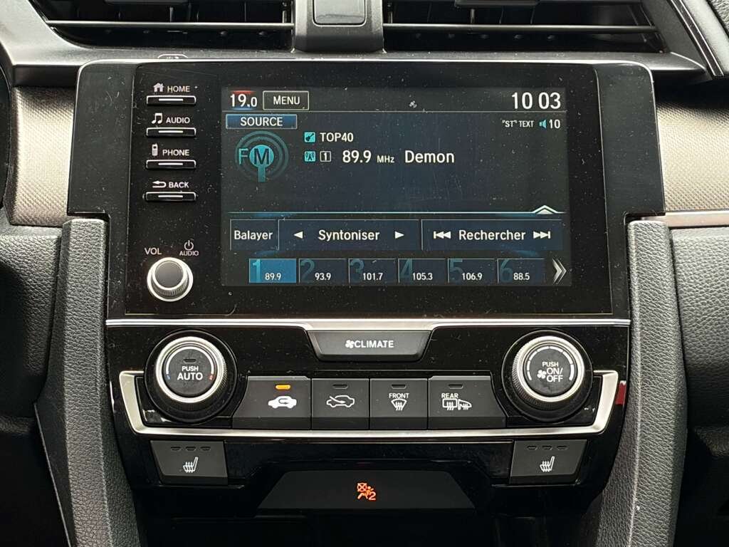 Honda Civic Sedan LX CVT 2019 Blanc Gatineau - photo #14