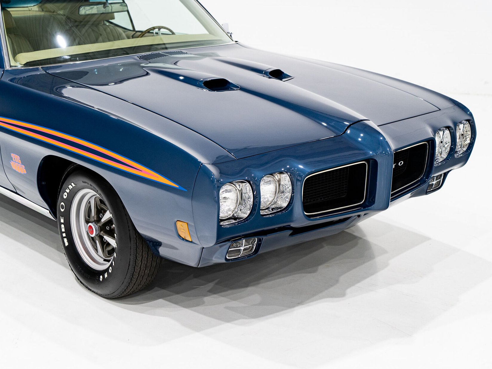 Pontiac GTO The Judge Matching# Ram Air III 4-speed **PRIX EN USD** 1970 Bleu Montréal - photo #33