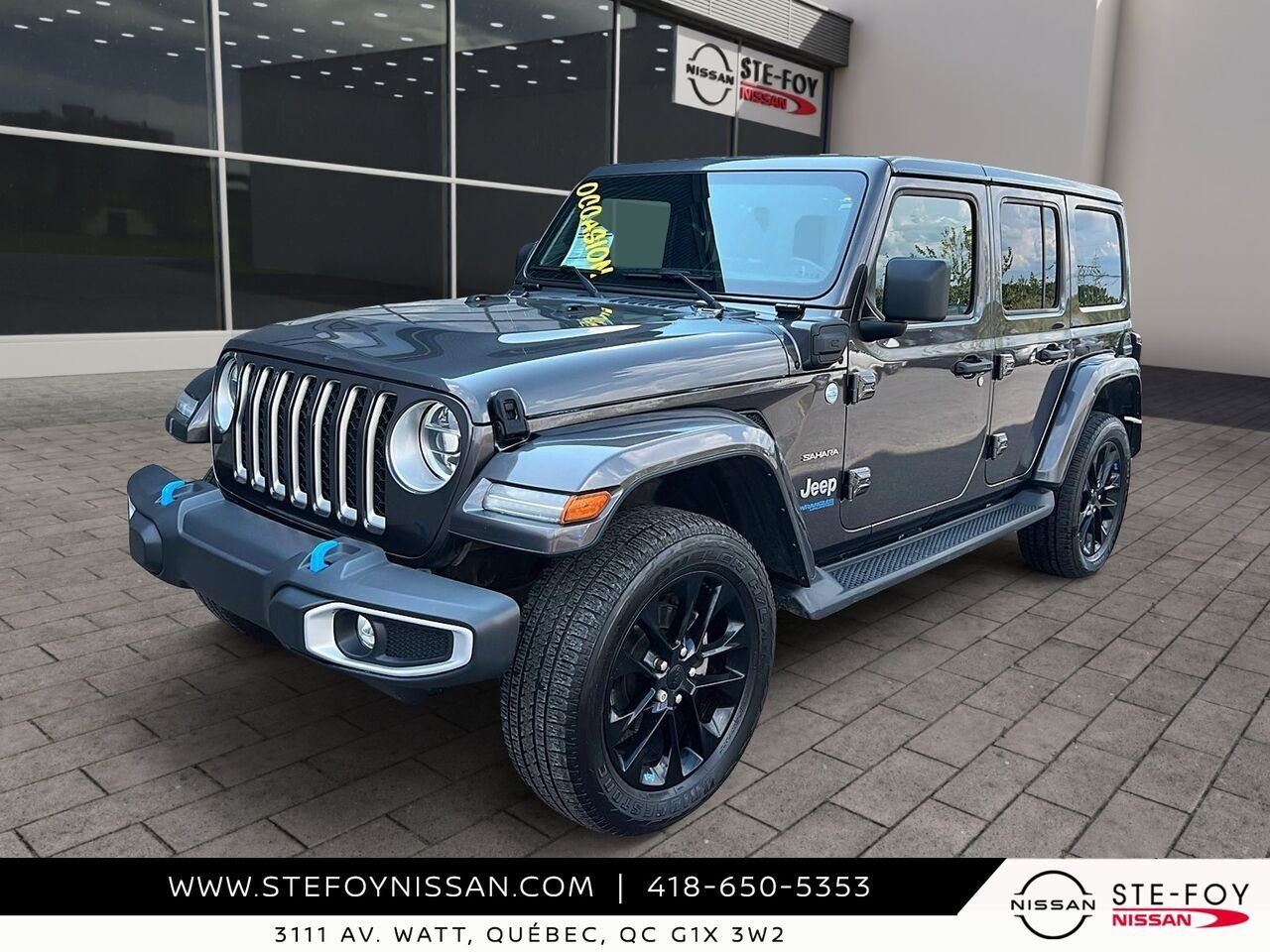 Jeep Wrangler 4xe SAHARA UNLIMITED 2022 Gris Ste-Foy - photo #0