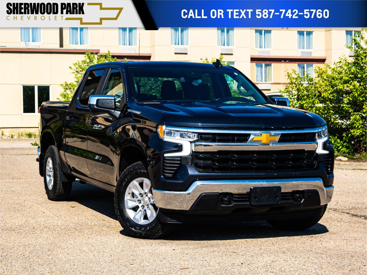 2023 Chevrolet Silverado 1500 4WD Crew Cab 147 LT Black Sherwood Park - photo #0
