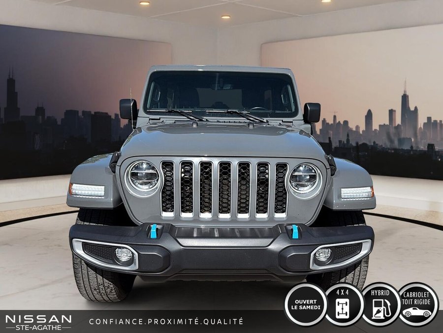 Jeep Wrangler 4xe Unlimited Sahara 4x4 2022 Gris