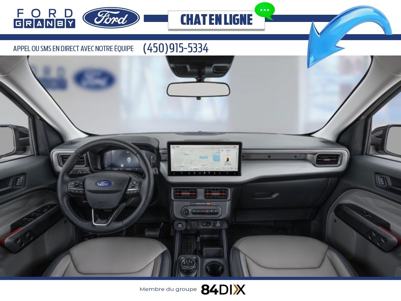 Ford Maverick 2025 Blanc sidéral métallisé Granby - photo #8