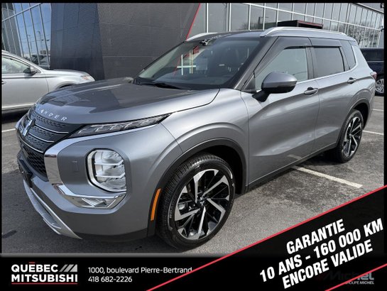 Mitsubishi Outlander SEL S-AWC, 7 passagers, Siège électrique 2024 Gris