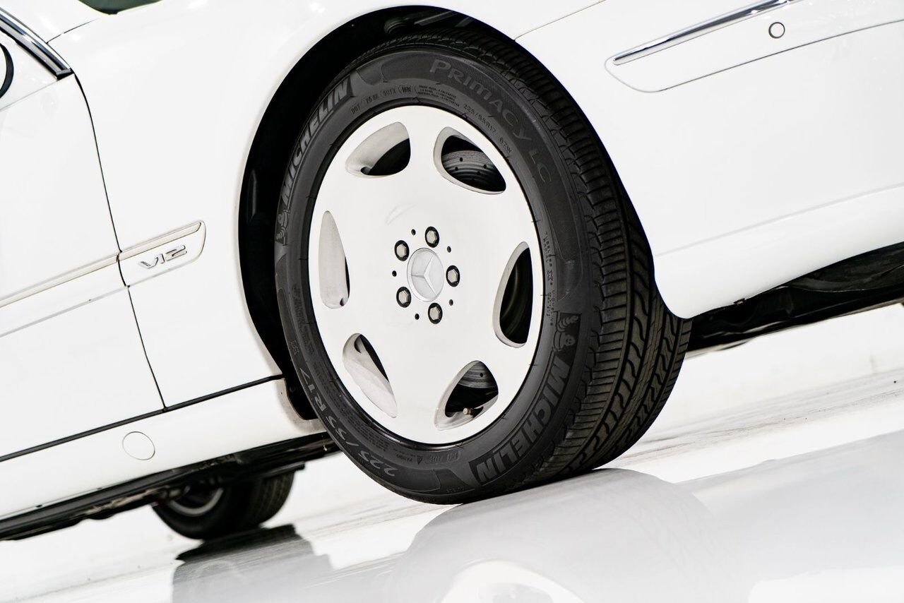 2001 Mercedes-Benz CL600 V12 over $120,000 original MSRP White Montreal - photo #6