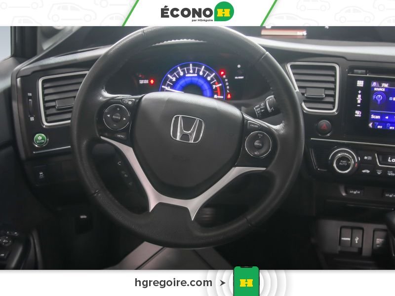 Honda Civic 821030 | EX AUTO A/C TOIT GR ELECT MAGS CAM RECUL 2015 Gris Laval - photo #20