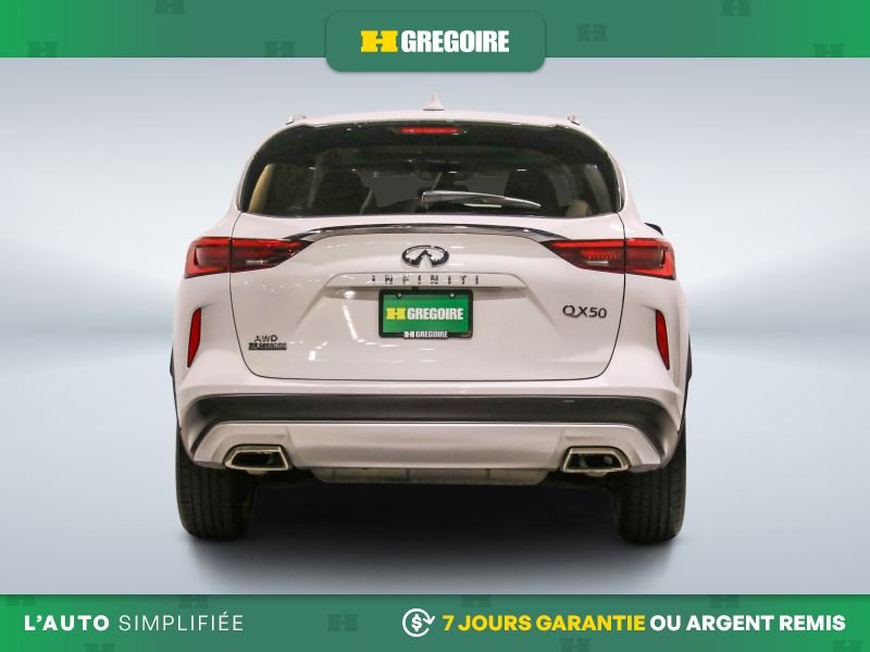 Infiniti QX50 2021 Blanc Saint-Eustache - photo #7