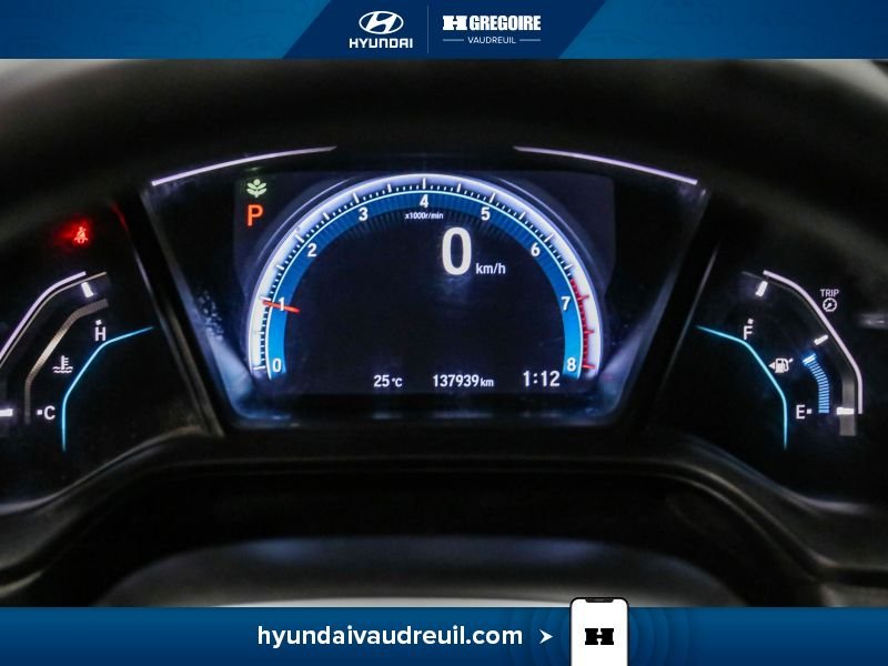 2018 Honda Civic White Laval - photo #22