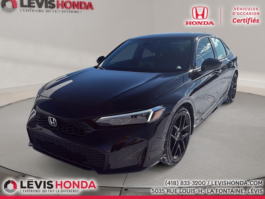 Honda Civic Sport hybride 2025 2025 Noir