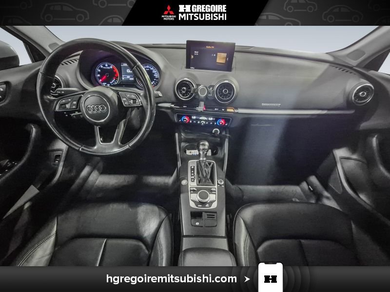 Audi A3 MP4422 | 2.0T Komfort * AWD* Cuir * Mags * Toit 2017 Argent Laval - photo #24