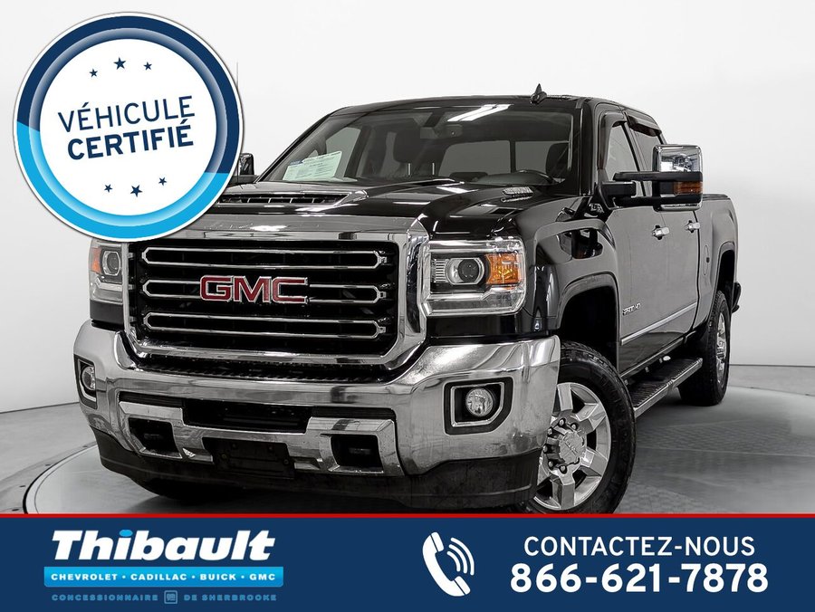 GMC Sierra 2500 SLT Duramax 6.6l Diesel Cuir Toit Ouvrant À Voir!! 2018 Noir