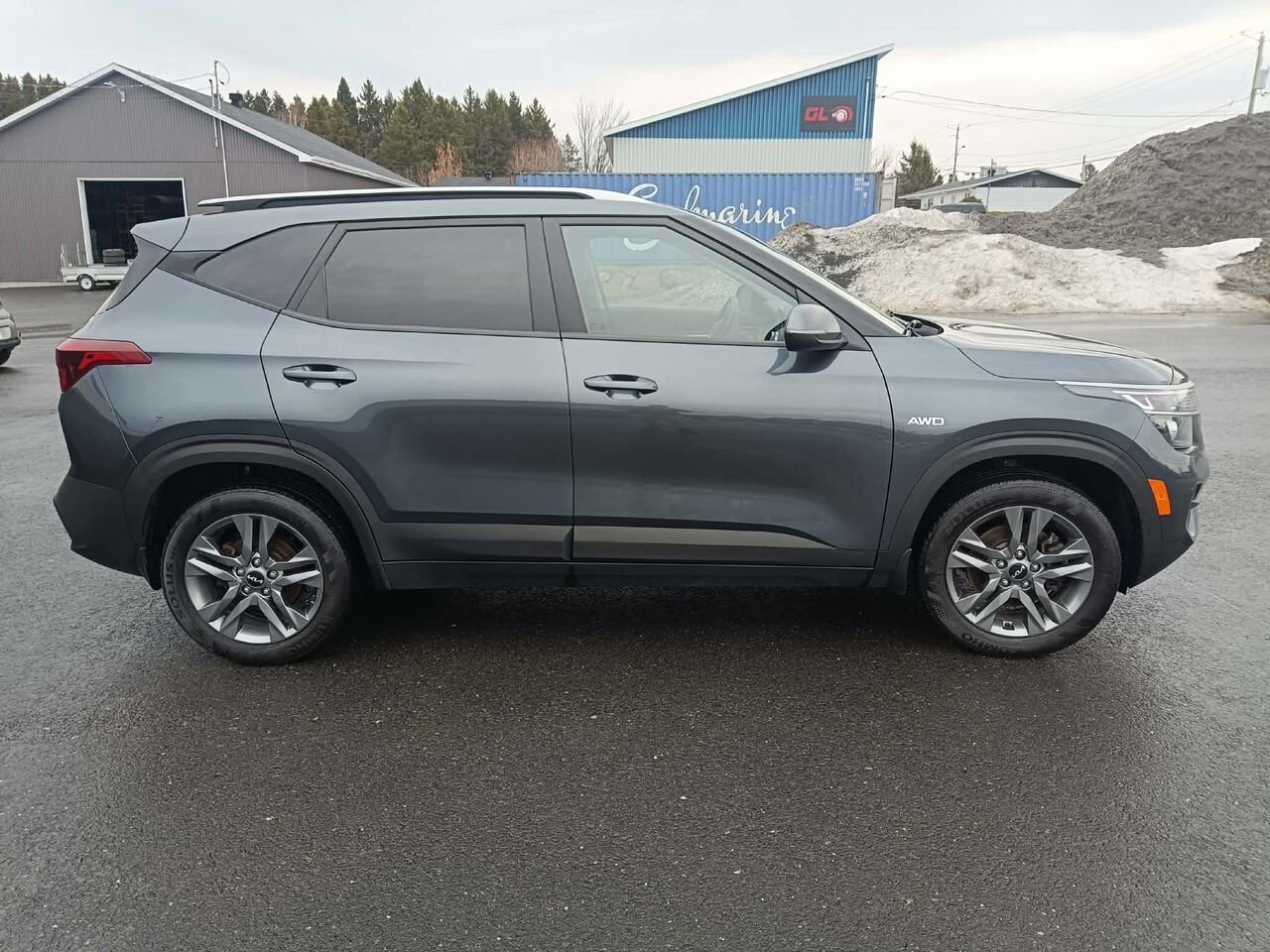 KIA SELTOS LX TI 2022 Gris Lac Mégantic - photo #4