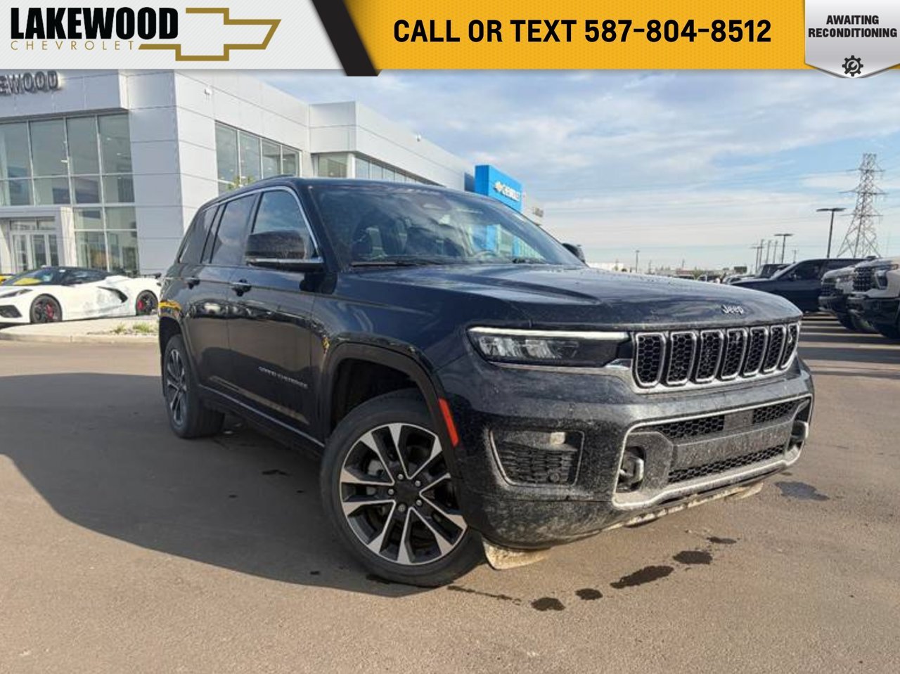 2023 Jeep Grand Cherokee Overland 4x4 Black Sherwood Park - photo #0